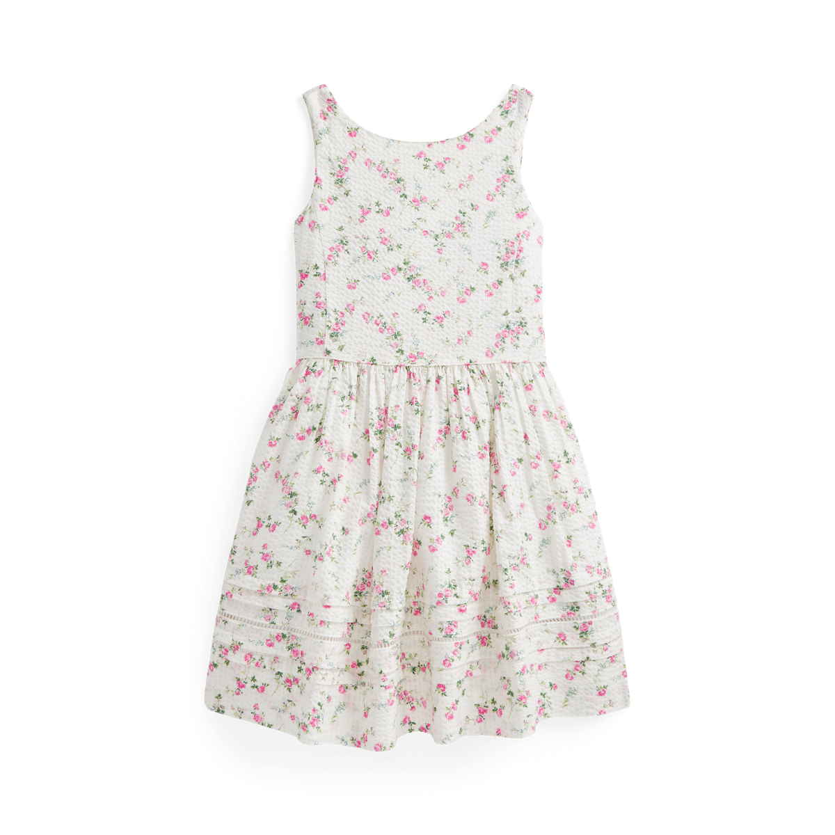 Girls Floral Seersucker Dress Ralph Lauren