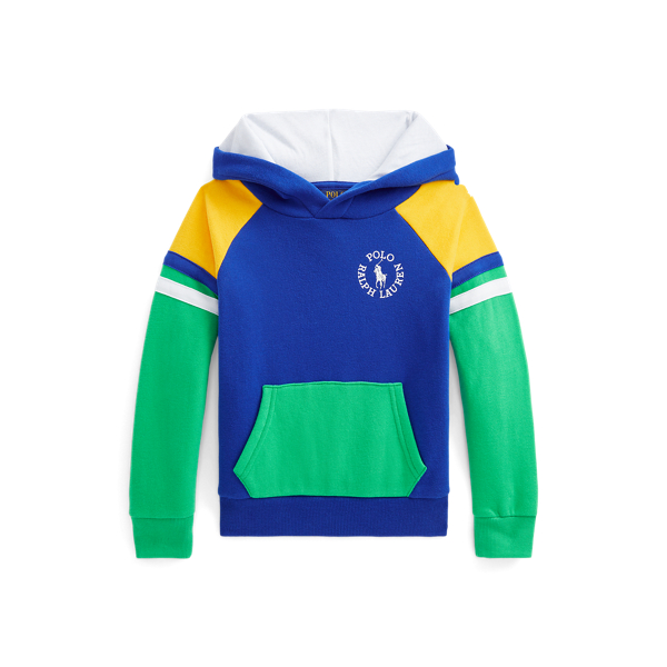 Felpa a blocchi con cappuccio GIRLS 1.5-6.5 YEARS in 1