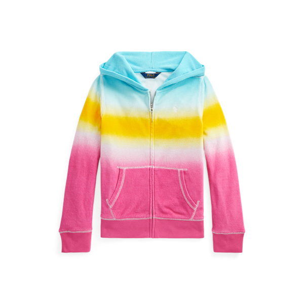 Ombr&eacute; Terry Full-Zip Hoodie GIRLS 7-14 YEARS 1