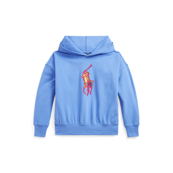 Madras Big Pony Fleece Hoodie