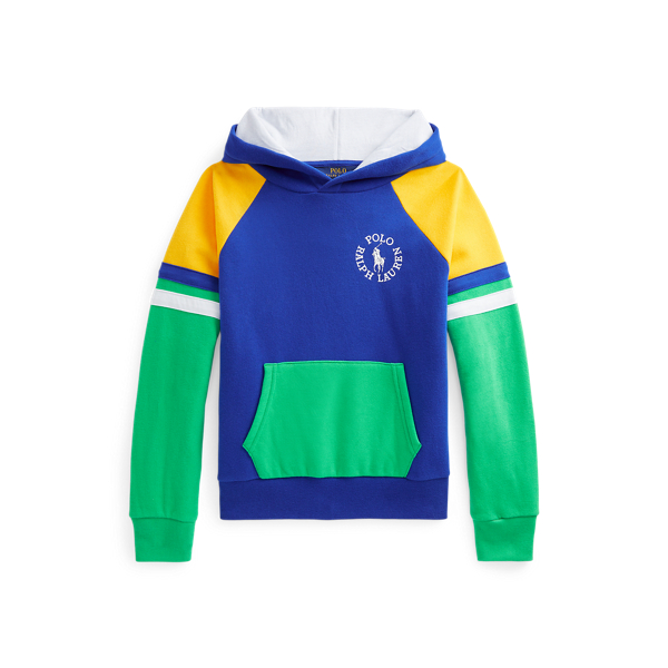 Colour-Blocked Fleece Hoodie GIRLS 7-14 YEARS 1