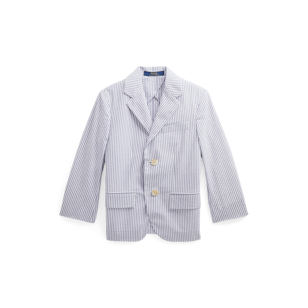 Stretch Seersucker Suit Jacket Boys 1.5-6 Years 1