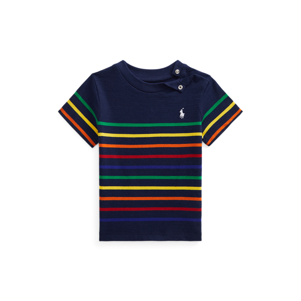 Striped Cotton Jersey T-Shirt Baby Boy 1