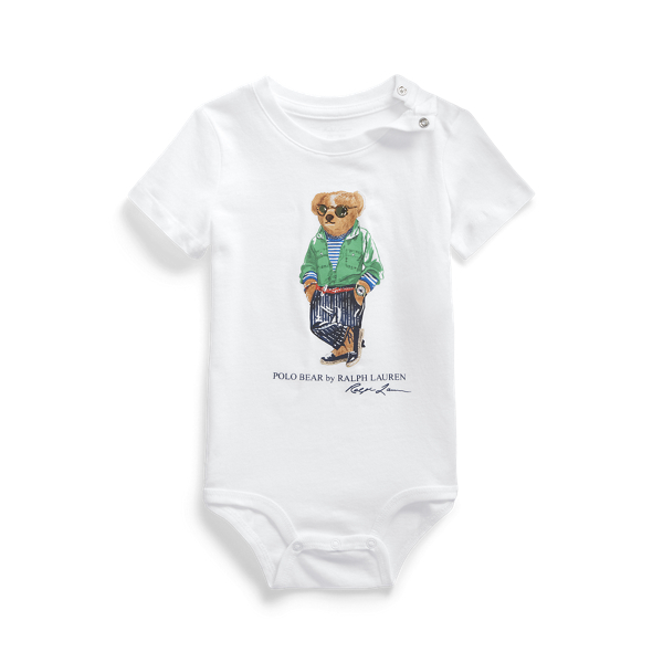 Polo Bear Cotton Jersey Bodysuit Baby Boy 1