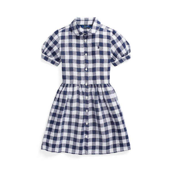 Gingham Linen Shirtdress