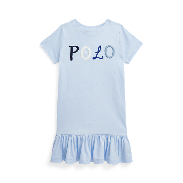 Abito a maglietta in jersey con logo