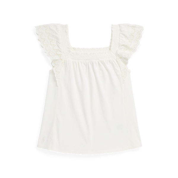 Haut en jersey de coton brod&eacute; Girls 7-14 Years en 1
