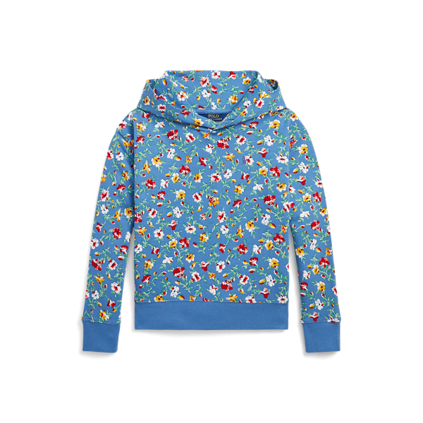 Floral Spa Terry Hoodie Girls 7-14 Years 1