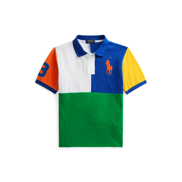 Baumwollpiqué-Poloshirt mit Big Pony