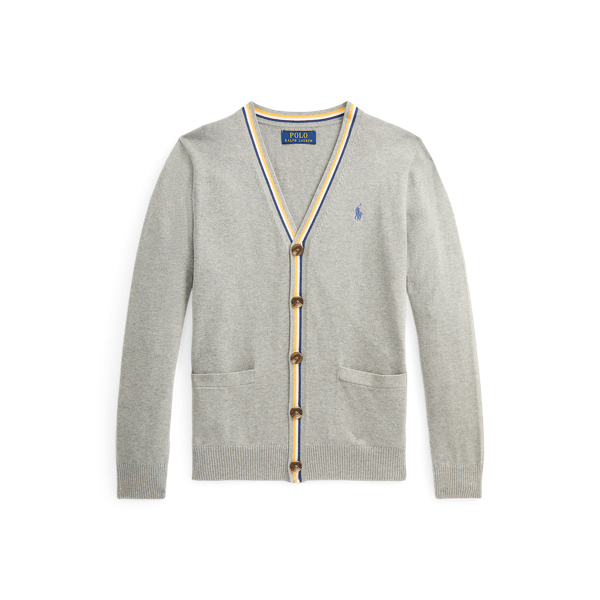 Katoenen vesttrui met V-hals
