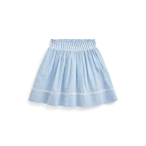 Jupe ray&eacute;e en seersucker de coton GIRLS 1.5-6.5 YEARS en 1