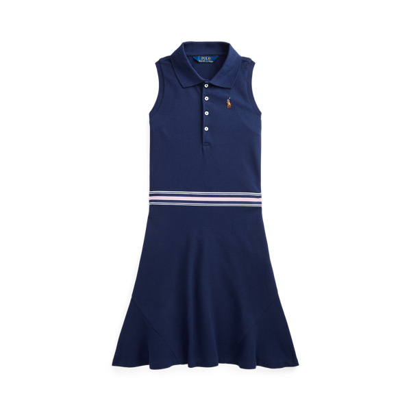 Abito polo in piqu&eacute; stretch GIRLS 7-14 YEARS in 1