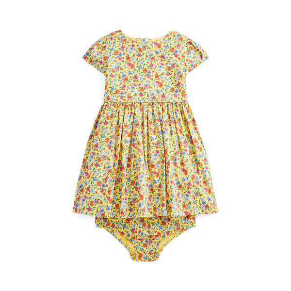 Floral Cotton Poplin Dress &amp; Bloomer