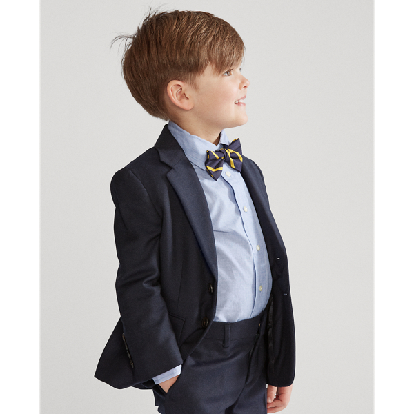 Navy Polo Lightweight Wool Suit Boys 2-7 6