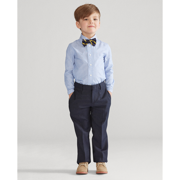 Navy Polo Lightweight Wool Suit Boys 2-7 7