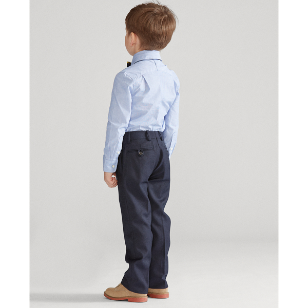 Navy Polo Lightweight Wool Suit Boys 2-7 8
