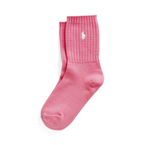 Pink Crew Socks Polo Ralph Lauren 1