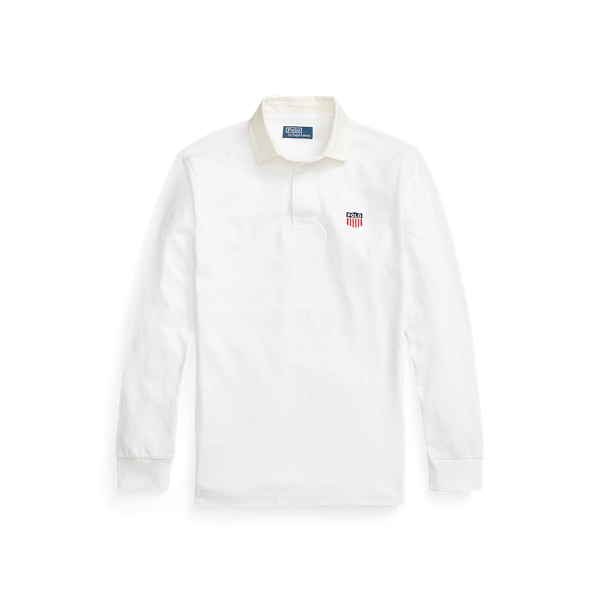 Classic fit rugbyshirt met Polo Shield Polo Ralph Lauren in 1