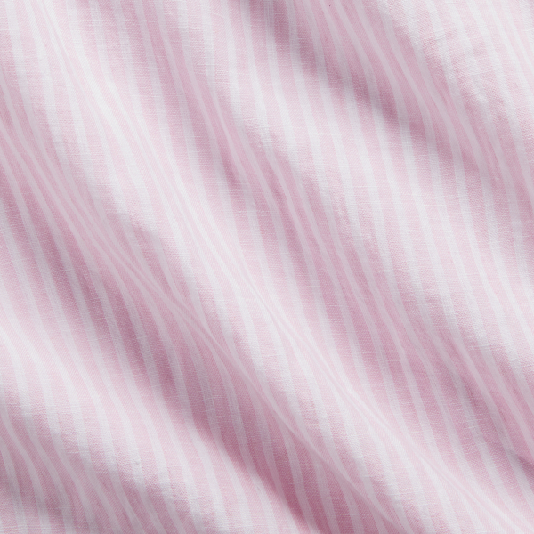 Gestreiftes Custom-Fit Leinenhemd Polo Ralph Lauren in Rosa/Wei&szlig; 6