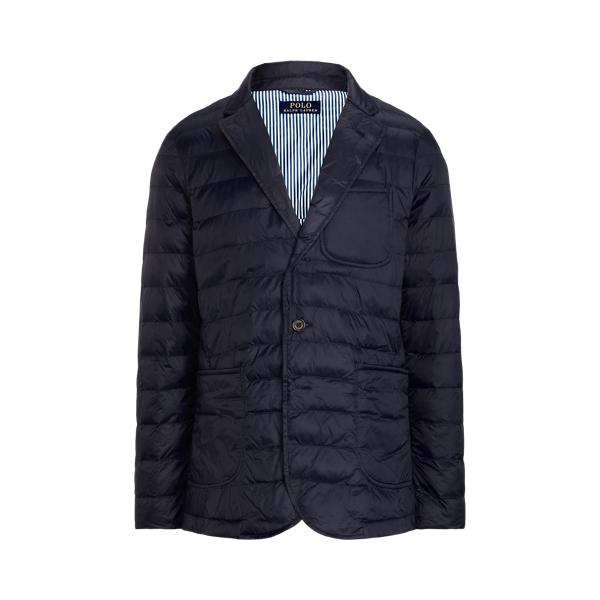 Ralph lauren quilted blazer on sale