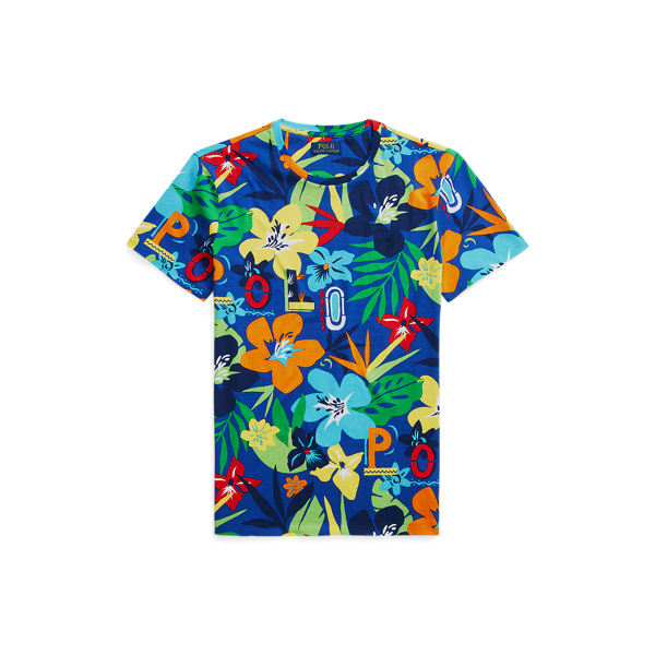 Custom Slim Fit Tropical Jersey T-Shirt Polo Ralph Lauren 1