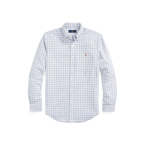 Custom Fit Tattersall Oxford Shirt Polo Ralph Lauren 1