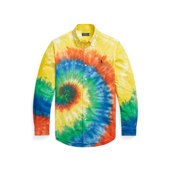 Custom Fit Tie-Dye Oxford Shirt Polo Ralph Lauren 1