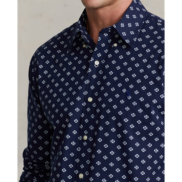 Custom-Fit Stretch-Popelinehemd Polo Ralph Lauren in G&auml;nsebl&uuml;mchen-Deko 6