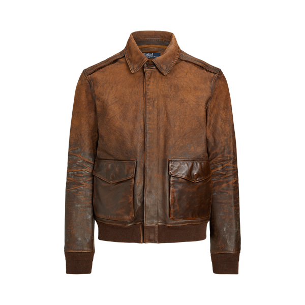 Leather Flight Jacket for Men Ralph Lauren UK