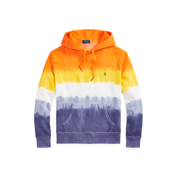 Tie Dye Fleece Hoodie for Men Ralph Lauren OM