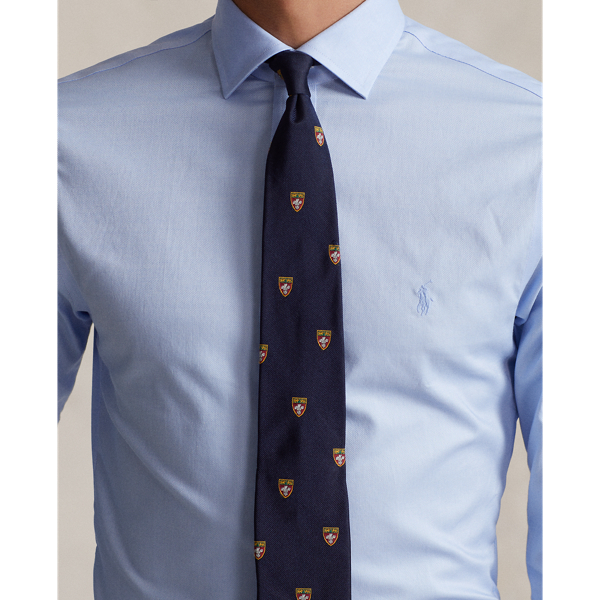 Slim-Fit Rati&egrave;re-Hemd Polo Ralph Lauren in Blau/Wei&szlig; 6