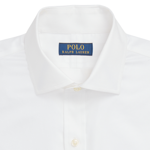 White Slim Fit Dobby Shirt Polo Ralph Lauren 7