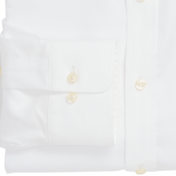 White Slim Fit Dobby Shirt Polo Ralph Lauren 8