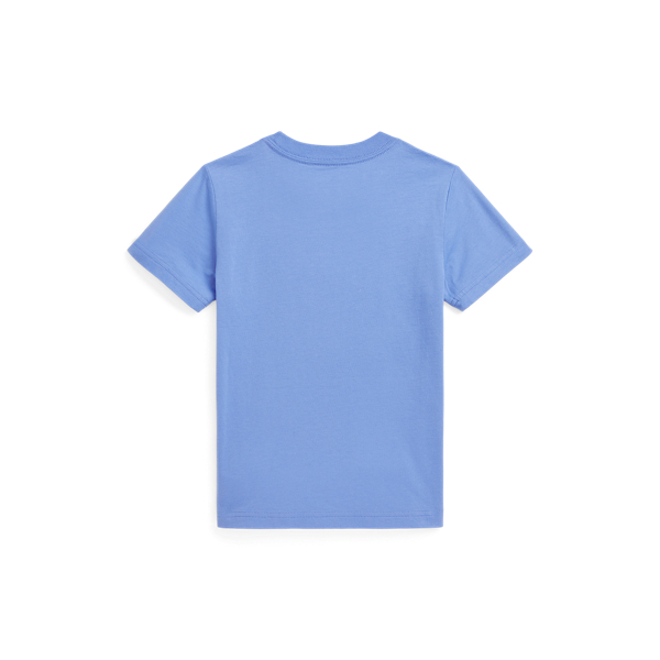 Harbor Island Blue Logo Cotton Jersey Tee Boys 2-7 2