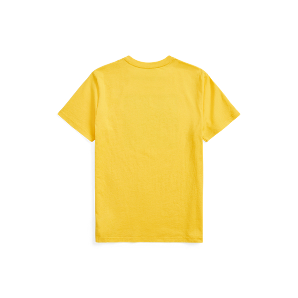 Racing Yellow Logo Cotton Jersey Tee Boys 8-20 2