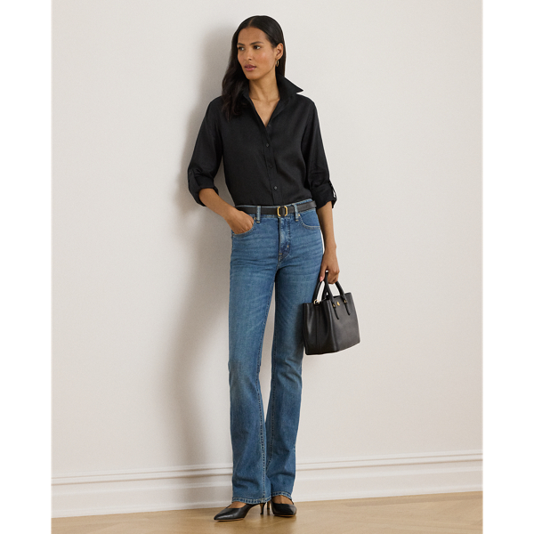 リラックス フィット リネン ロール タブスリーブ シャツ | ラルフ