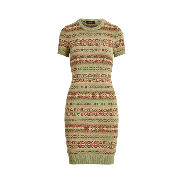 Robe-pull Fair Isle Lauren en 1