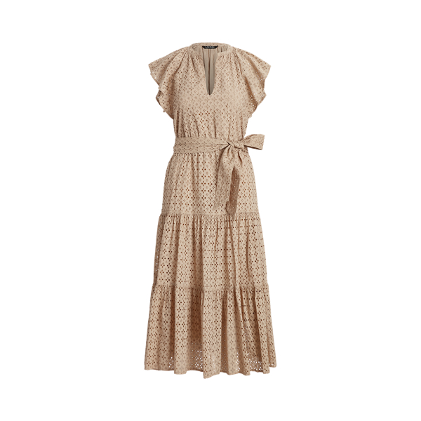 Eyelet Cotton Voile Dress Lauren 1
