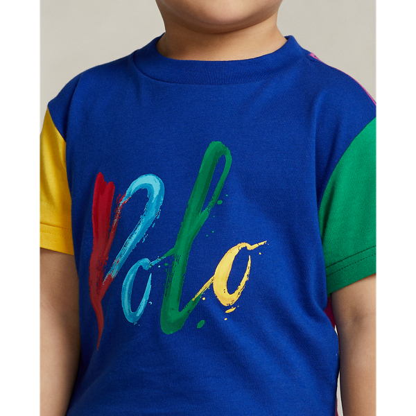 Cruise Navy Color-Blocked Logo Cotton Tee Boys 2-7 6