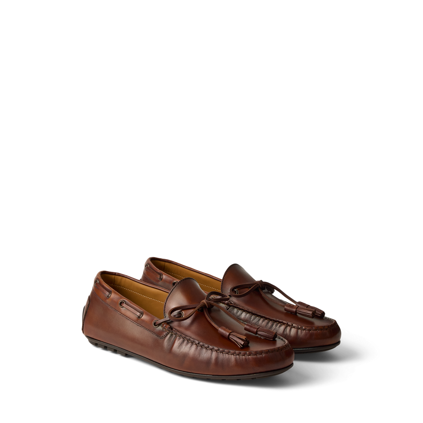 Ralph Lauren Harold Calfskin Tassel Driver, цвет: Рыжевато-коричневый — фото 2