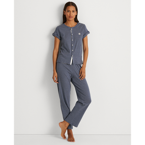 Pyjama ray&eacute; en coton