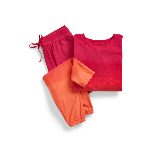 Ombre joggingset van katoenmix Lauren in 1