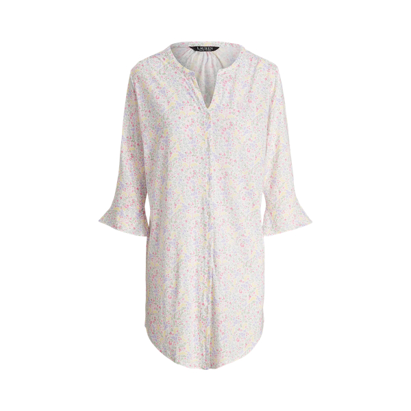 Camicia da notte con maniche con volant Lauren in 1
