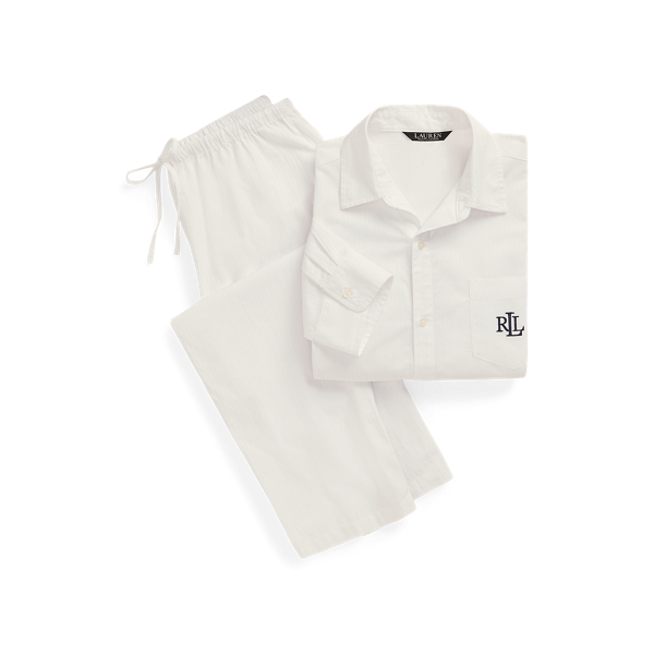Woven Cotton-Blend Sleep Set Lauren 1