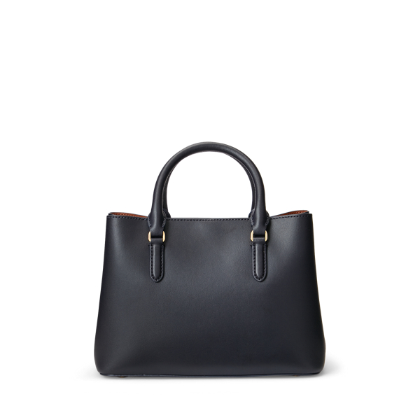 Smooth Leather Small Marcy Satchel for Women Ralph Lauren® IL - Main Image