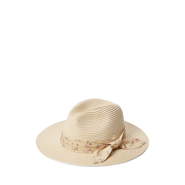 Natural Packable Straw Sun Hat Lauren 1
