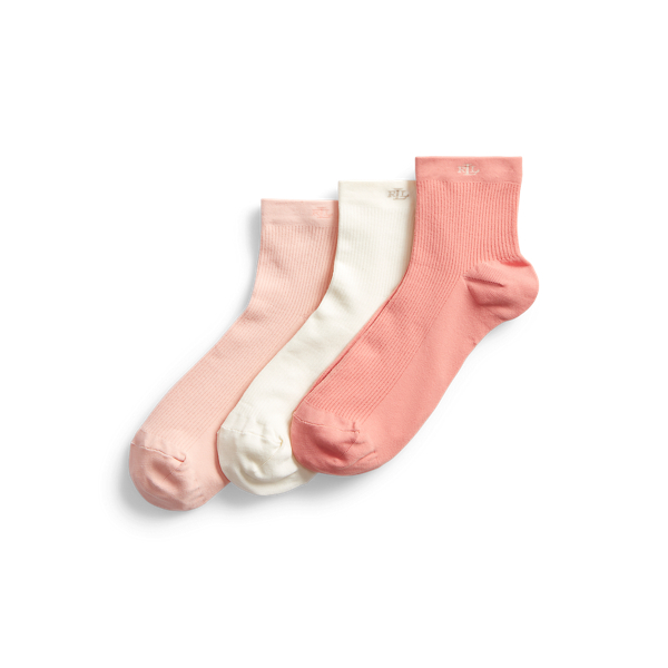 Pink ralph lauren socks best sale