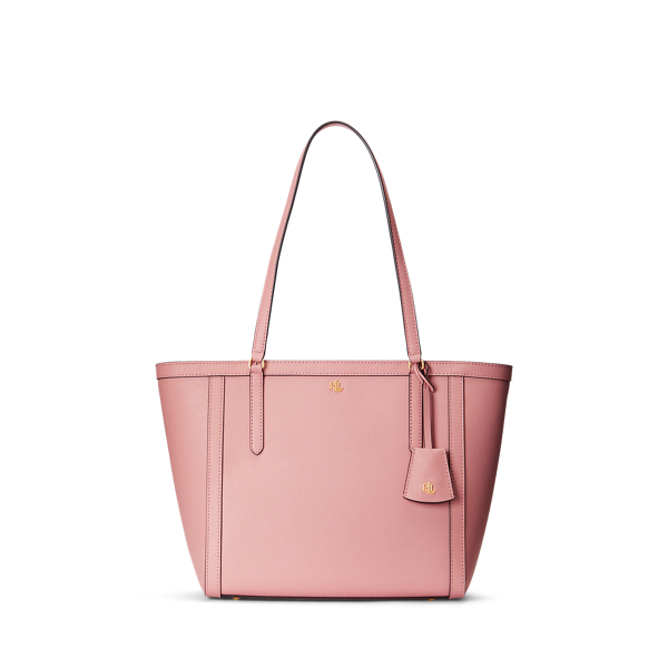 Crosshatch Leather Medium Clare Tote for Women | Ralph