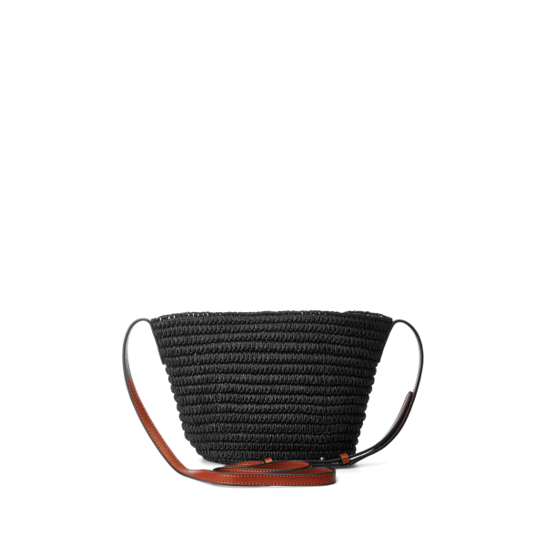 人気商品！Ralph Lauren Faux-Straw Medium Nicki カゴバッグ Straw Medium Nicki Crossbody Bag for Women | Ralph Lauren® TN