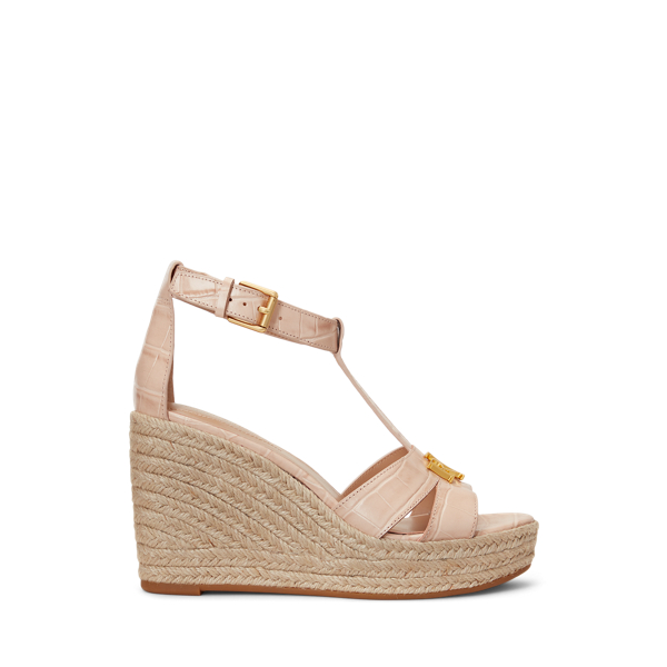 Hale Embossed Leather Sandal Lauren 1